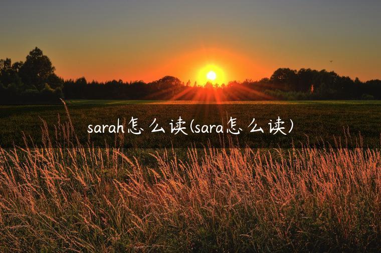 sarah怎么读(sara怎么读)