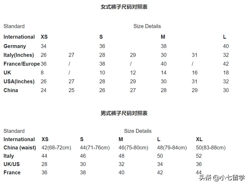 中国鞋码对照表图女(中国和美国鞋码对照表)