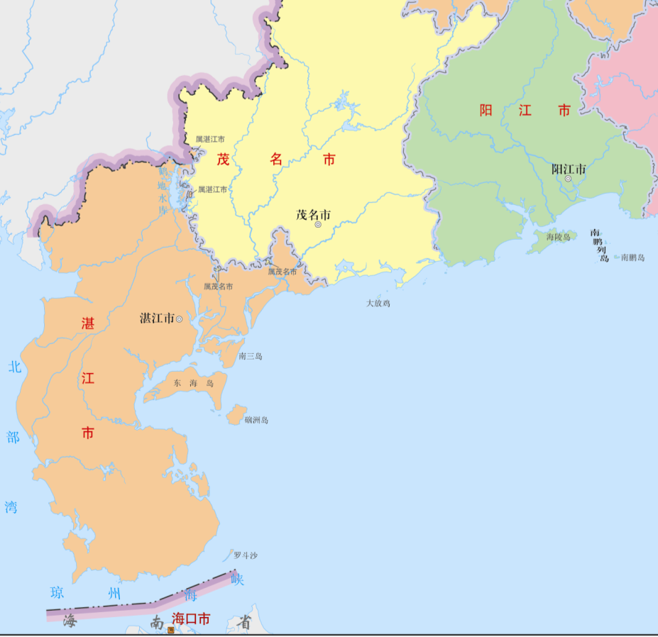 广东海岸线有多少公里(广东海岸线最长的城市排行)